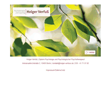 Tablet Screenshot of holger-verfuss.de